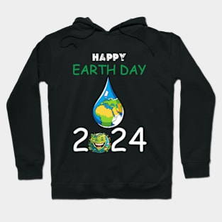 happy earth day 2024 gift april 22 Cute  Lover Rainbow Hoodie